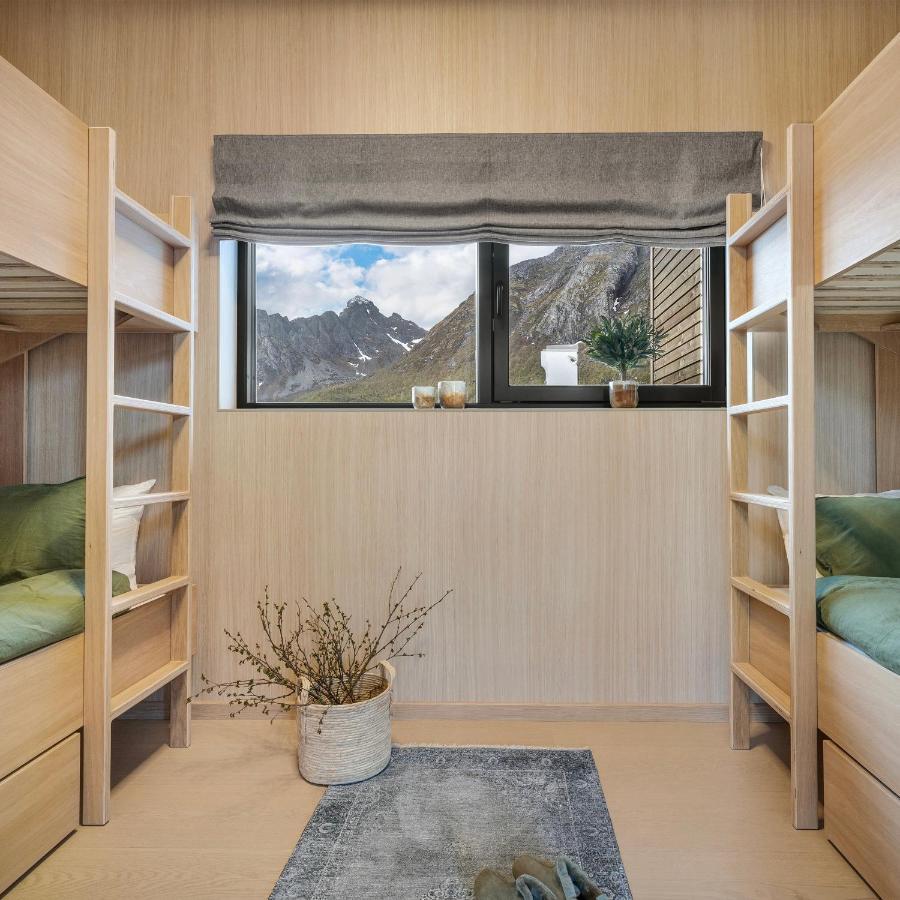 New! Luxury Cabin In Beautiful Lofoten Kleppstad Exterior foto